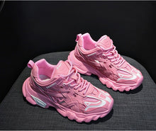 Load image into Gallery viewer, BLWBYL Chunky Sneakers Women 2020 Trendy Design Casual Shoes Pink Summer Chunky Shoe Height Increase Women's Sneakers
