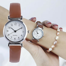Load image into Gallery viewer, Classic Women's Casual Quartz Leather Band Strap Watch Round Analog Clock Wrist Watches
