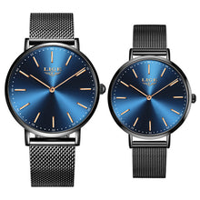 Load image into Gallery viewer, LIGE Couple Watches For Lovers Top Brand Luxury Quartz Clock Waterproof Wristwatch Fashion Casual Ladies Watch Couple Love 2020
