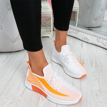 Load image into Gallery viewer, 2020 Women Vulcanized  Woman Mesh Sneakers Female Lace Up Shoes Women's Round Toe Low Heels Ladies Comfortable Casual Footwear
