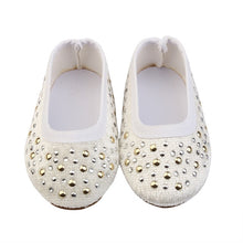 Load image into Gallery viewer, 15 Clolors 7cm Sequins Doll Shoes Cute Flower Star Panda Shoes For 18inch American Doll,1/3 BJD 43cm Baby Girl Dolls Toy Gift
