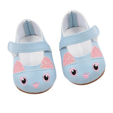 Load image into Gallery viewer, 15 Clolors 7cm Sequins Doll Shoes Cute Flower Star Panda Shoes For 18inch American Doll,1/3 BJD 43cm Baby Girl Dolls Toy Gift
