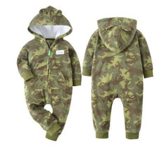 Load image into Gallery viewer, 2020 Newborn Baby Winter Hoodie Clothes boys Baby clothing Girl 9m-24m Boy Jumpsuit christmas baby Romper warm clothing for kids
