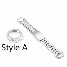 Load image into Gallery viewer, For GA2100 Watch Band Strap Bezel/Case 316L Stainless Steel Metal Steel Belt With Tools Wholesale Watchband GA-2100 GA2110
