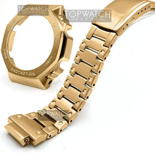 Load image into Gallery viewer, For GA2100 Watch Band Strap Bezel/Case 316L Stainless Steel Metal Steel Belt With Tools Wholesale Watchband GA-2100 GA2110

