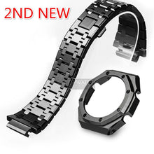 Load image into Gallery viewer, For GA2100 Watch Band Strap Bezel/Case 316L Stainless Steel Metal Steel Belt With Tools Wholesale Watchband GA-2100 GA2110
