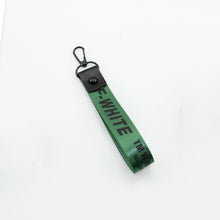 Load image into Gallery viewer, Lateefah Off White Ribbon Keychain Women Phone Case Wallet key chain Key Rings Key Holder Trendy Jewelry Accessories
