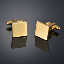 Load image into Gallery viewer, Light luxury shirt Cufflinks men's shirt cuffs nail French gold buttons custom wedding dress bridegroom suit sleeve

