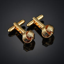 Load image into Gallery viewer, Light luxury shirt Cufflinks men's shirt cuffs nail French gold buttons custom wedding dress bridegroom suit sleeve
