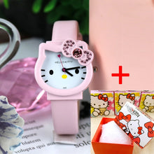 Load image into Gallery viewer, High Quality Cartoon Cute Mesh Stainless Steel Band Quartz Watch Children Kids Girls Boys Casual Bracelet Wristwatch Relogio

