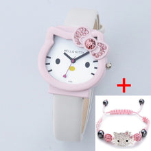 Load image into Gallery viewer, High Quality Cartoon Cute Mesh Stainless Steel Band Quartz Watch Children Kids Girls Boys Casual Bracelet Wristwatch Relogio
