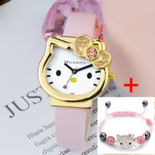 Load image into Gallery viewer, High Quality Cartoon Cute Mesh Stainless Steel Band Quartz Watch Children Kids Girls Boys Casual Bracelet Wristwatch Relogio
