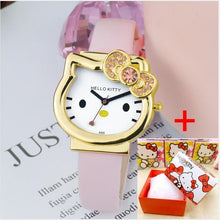 Load image into Gallery viewer, High Quality Cartoon Cute Mesh Stainless Steel Band Quartz Watch Children Kids Girls Boys Casual Bracelet Wristwatch Relogio

