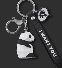 Load image into Gallery viewer, Fashion Punk French Bulldog Keychain PU Leather Dog Keychains for Women Bag Pendant Jewelry Trinket Men's Car Key Ring Key Chain
