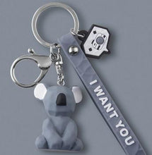 Load image into Gallery viewer, Fashion Punk French Bulldog Keychain PU Leather Dog Keychains for Women Bag Pendant Jewelry Trinket Men's Car Key Ring Key Chain
