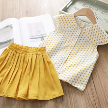 Load image into Gallery viewer, Bear Leader Girls Clothing Sets New Summer Sleeveless T-shirt+Print Bow Skirt 2Pcs for Kids Clothing Sets Baby Clothes Outfits
