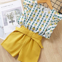 Load image into Gallery viewer, Bear Leader Girls Clothing Sets New Summer Sleeveless T-shirt+Print Bow Skirt 2Pcs for Kids Clothing Sets Baby Clothes Outfits
