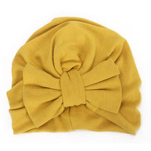 Load image into Gallery viewer, Autumn Winter Baby Girl Hat Big Bow Soft Cotton Wool Knitted Baby  Beanie Hat Kids Newbworn Bonnet Cap Beanies For Girls
