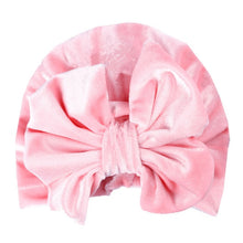 Load image into Gallery viewer, Autumn Winter Baby Girl Hat Big Bow Soft Cotton Wool Knitted Baby  Beanie Hat Kids Newbworn Bonnet Cap Beanies For Girls
