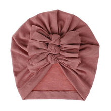 Load image into Gallery viewer, Autumn Winter Baby Girl Hat Big Bow Soft Cotton Wool Knitted Baby  Beanie Hat Kids Newbworn Bonnet Cap Beanies For Girls
