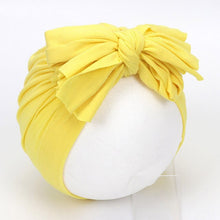 Load image into Gallery viewer, Autumn Winter Baby Girl Hat Big Bow Soft Cotton Wool Knitted Baby  Beanie Hat Kids Newbworn Bonnet Cap Beanies For Girls
