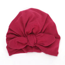 Load image into Gallery viewer, Autumn Winter Baby Girl Hat Big Bow Soft Cotton Wool Knitted Baby  Beanie Hat Kids Newbworn Bonnet Cap Beanies For Girls
