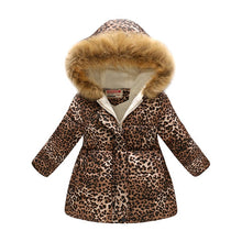 Load image into Gallery viewer, Kids Girls Jacket 2020 Autumn Winter Jacket For Girls Coat Baby Warm Hooded Outerwear Coat Girls Clothing Children Down Parkas
