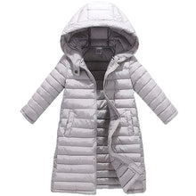 Load image into Gallery viewer, Kids Girls Jacket 2020 Autumn Winter Jacket For Girls Coat Baby Warm Hooded Outerwear Coat Girls Clothing Children Down Parkas
