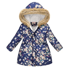 Load image into Gallery viewer, Kids Girls Jacket 2020 Autumn Winter Jacket For Girls Coat Baby Warm Hooded Outerwear Coat Girls Clothing Children Down Parkas
