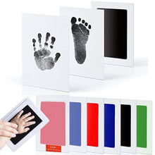 Load image into Gallery viewer, Baby Care Non-Toxic Baby Handprint Footprint Imprint Kit Baby Souvenirs Casting Newborn Footprint Ink Pad Infant Clay Toy Gifts
