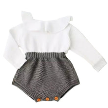 Load image into Gallery viewer, Newborn Baby Girl Clothing Rompers Wool Knitting Tops Long Sleeve Romper Warm Outfits Clothes Baby Girls
