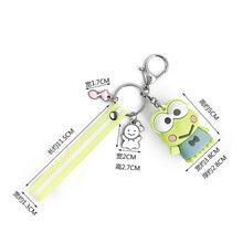 Load image into Gallery viewer, Cute Kuromi keychain Melody Kitty Cinnamoroll Key chain for Women girls Kawaii Cartoon Frog Pudding Dog Penguin key Bag Pendant
