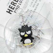 Load image into Gallery viewer, Cute Kuromi keychain Melody Kitty Cinnamoroll Key chain for Women girls Kawaii Cartoon Frog Pudding Dog Penguin key Bag Pendant
