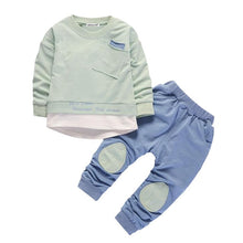 Load image into Gallery viewer, LZH Infant Clothing For Baby Girl Clothes Set 2020 Autumn Winter Newborn Baby Boys Clothes T-shirt+Pant Outfit Suit Baby Costume
