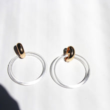 Load image into Gallery viewer, HUANZHI 2020 New Transparent Acrylic Round Circle Small Big Earrings Geometric Long Chain Stud Earrings For Women Girls Jewelry
