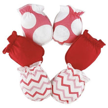 Load image into Gallery viewer, 3 Pair/Set Baby Gloves 0-6 Month Newborn Infant Anti-grab Glove Foot Cover Thin New
