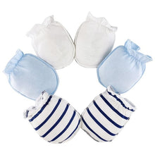 Load image into Gallery viewer, 3 Pair/Set Baby Gloves 0-6 Month Newborn Infant Anti-grab Glove Foot Cover Thin New
