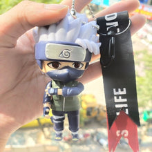 Load image into Gallery viewer, 2020 Hot Selling Naruto Sasuke Itachi Gaara Kakashi Keychains Exquisite Key Chain Pendant Fashion Gift Key Rings
