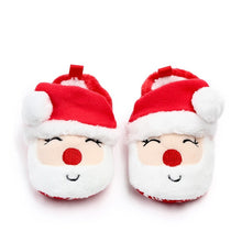 Load image into Gallery viewer, 2020 New Christmas Baby Shoes Baby Boys Girls Winter Warm Santa Claus First Walkers Cute Xmas Baby Boots DS9
