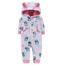 Load image into Gallery viewer, 2020 Newborn Baby Winter Hoodie Clothes boys Baby clothing Girl 9m-24m Boy Jumpsuit christmas baby Romper warm clothing for kids
