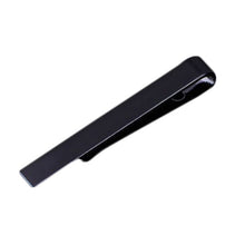 Load image into Gallery viewer, 1 pcs Exquisite Colourful Tie Clip For Men Metal Black Gold Tone Simple Bar Clasp Practical Black Navy Blue Necktie Clasp
