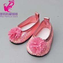 Load image into Gallery viewer, for   baby Doll shoes black white Prink Rose redShoes fits For 18" Doll shoes sneackers Toy doll Accessory
