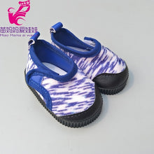 Load image into Gallery viewer, for   baby Doll shoes black white Prink Rose redShoes fits For 18" Doll shoes sneackers Toy doll Accessory
