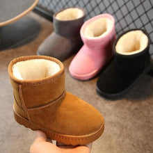Load image into Gallery viewer, 2020 KIDS Boys Girls Snow Boots Shoes Winter Warm Plush Inside Cow Muscle Sole Child Snow Boots Shoes For Baby Girls Boys Boots
