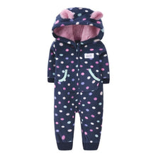 Load image into Gallery viewer, 2020 Newborn Baby Winter Hoodie Clothes boys Baby clothing Girl 9m-24m Boy Jumpsuit christmas baby Romper warm clothing for kids
