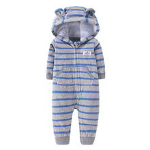 Load image into Gallery viewer, 2020 Newborn Baby Winter Hoodie Clothes boys Baby clothing Girl 9m-24m Boy Jumpsuit christmas baby Romper warm clothing for kids
