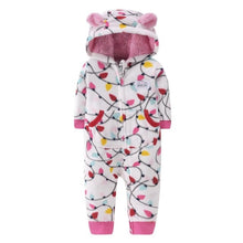 Load image into Gallery viewer, 2020 Newborn Baby Winter Hoodie Clothes boys Baby clothing Girl 9m-24m Boy Jumpsuit christmas baby Romper warm clothing for kids
