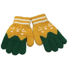 Load image into Gallery viewer, Children Kids Winter Warm Thicken Gloves Girls Boys Toddler Cute Cat Mittens Imitation Cashmere Finger Gloves For 1-7T
