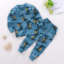 Load image into Gallery viewer, 2019 Autumn New Baby Clothing Set Cartoon Cotton Baby Boys Clothing Girls Suit Set 0-3 Year Baby Clothes
