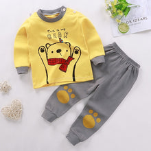 Load image into Gallery viewer, 2019 Autumn New Baby Clothing Set Cartoon Cotton Baby Boys Clothing Girls Suit Set 0-3 Year Baby Clothes
